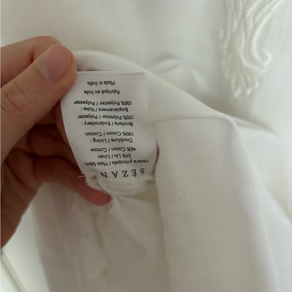 Sezane Robe Margot white - Picture 5 of 13